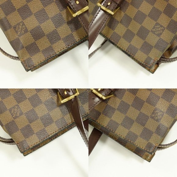 Chelsea Damier Ebene Canvas Shoulder Tote Bag - Picture 6 of 9